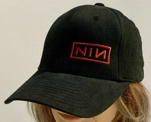 Nine Inch Nails 2008 Lights In The Sky Tour Black S/M Ultrafit Hat Trent Reznor - Picture 1 of 6