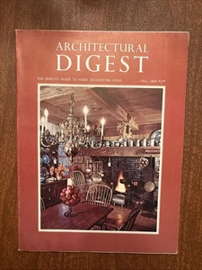 Vtg Architectural Digest Magazine Fall 1969 Luxury Ads - Bild 1 von 15