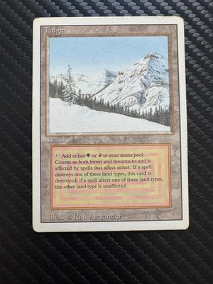 Taiga (English) Dual Land - Magic The Gathering (MTG Revised Edition) - Image 1 of 2