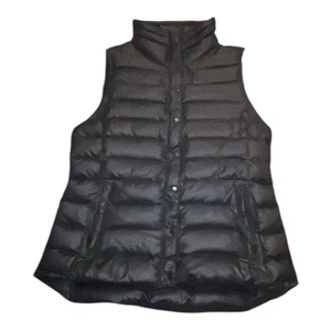 GAP gefütterte Weste Damen klein schwarz ärmellos Daunen gefüllt Oberbekleidung - Bild 1 von 5