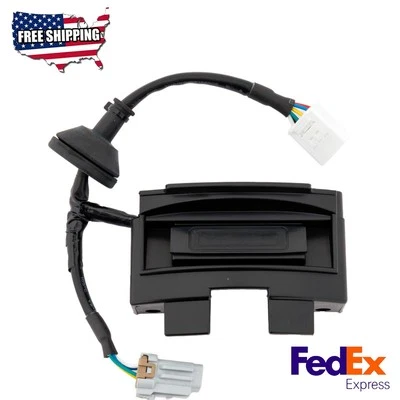 Tailgate Handle Black Painted Exterior Fits 2012-2017 Hyundai Veloster - Image 1 of 4