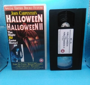Halloween 1 & Halloween 2 Double Feature VHS - Special Edition Horror Films PAL - Picture 1 of 7
