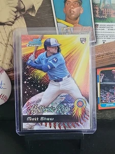 2025 Bowman Chrome Mega Matt Shaw Meteoric Rise Chicago Cubs 🔥 - Bild 1 von 10