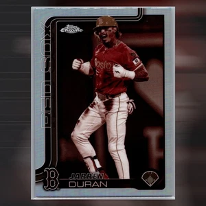 2025 Topps Chrome - #79 Jarren Duran Sepia Refractor - Boston Red Sox - Picture 1 of 2