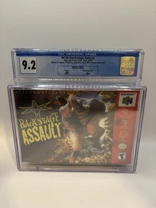 WCW Backstage Assault (N64, 2000) Brandneu Factory Sealed CGC 9.2 Seal A++ - Bild 1 von 7