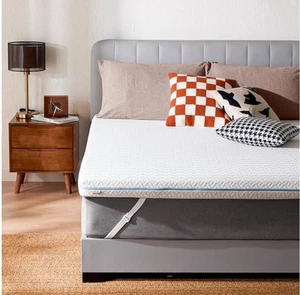 Dreamsmith Twin Mattress-3 Inch Cooling Memory Foam Mattress Pad, Washable Cover - Picture 1 of 7