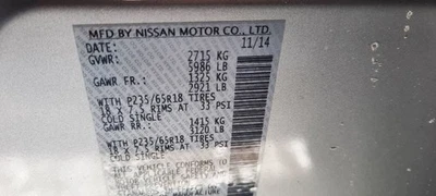 (LOCAL PICKUP ONLY) Front Bumper With Fog Lamps Fits 13-16 PATHFINDER 4215467 Foto 1 de 4