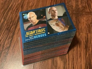 STAR TREK TNG HEROES & VILLAINS COMPLETE RETRO PARALLEL SET 100/100 RITTENHOUSE - Picture 1 of 1