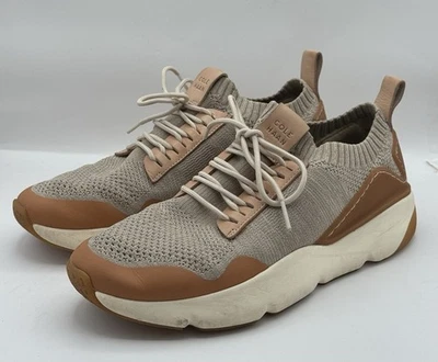 Zapatilla Hombre Cole Haan Grand.os Talla 8M Beige Tostado Muy Buen Estado Foto 1 de 4