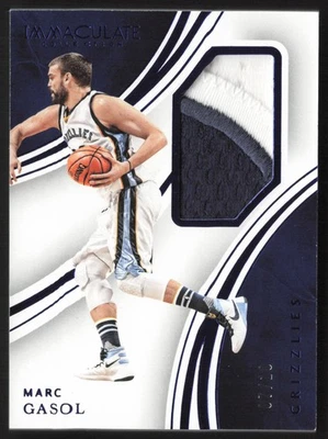 Marc Gasol 2015-16 Panini Immaculate Collection Memorabilia Blue #13 /10 - Image 1 of 2