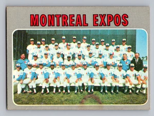 1970 TOPPS #509 MONTREAL EXPOS TEAM CARD - Picture 1 of 3