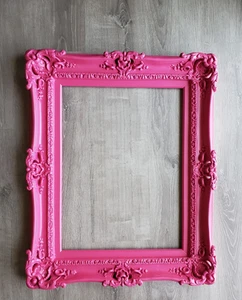 20x24 Hot Pink Picture Frame Decorative Baroque Wall Photo Frame Ornate Ideas - Picture 1 of 7