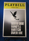 Vintage Playbill "SOMEONE WHO'LL WATCH OVER ME" for The Booth Theatre Jan. 1983