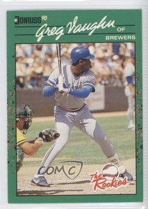 1990 Donruss The Rookies Box Set Greg Vaughn #16