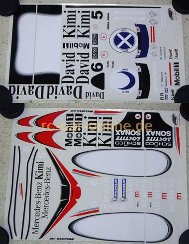 FG Team-Dekorbogen Mobil-Sonax Formel 1 - 10268 - Team Decals - Bild 1 von 1