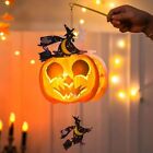Wizard Pumpkin Halloween Hanging Decor Ghost Hat Lamp  Handmade Crafts Lovers