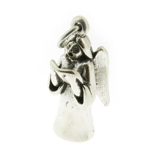 925 Sterling Silber Engel mit Gebetbuch Charm Made in USA - Bild 1 von 2