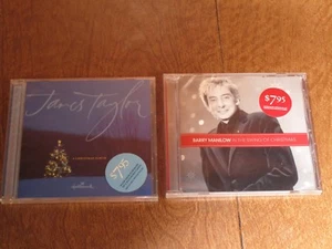 Factory Sealed Christmas Albums by James Taylor & barry manilow CD e36 - Imagen 1 de 1