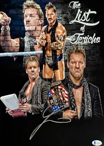 Chris Jericho Signed 11x14 Photo WWE WCW BAS L11192 - Picture 1 of 2