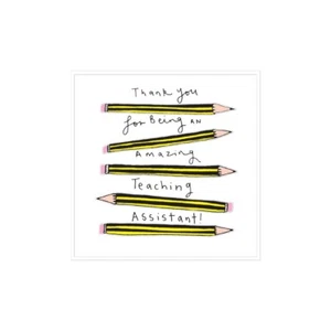 Rachel Ellen Amazing Teaching Assistant Card with Envelope End of Term Gift Idea - Picture 1 of 1