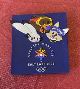 Salt Lake City 2002 Winter Olympics Mascots Powder, Coal and Copper Magnet NOS - Picture 1 of 2
