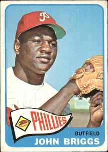 1965 Topps Card #163 John Briggs PHILLIES VG/EX G10715 - VG-EX