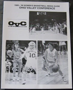 1989-90 OHIO VALLEY CONFERENCE WOMAN'S BASKETBALL MEDIA GUIDE - Picture 1 of 1