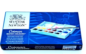 Winsor & Newton SKETCHERS CAJA BOLSILLO ACUARELAS ACUARELAS CONJUNTO DE 12 NUEVO EN PAQUETE - Imagen 1 de 6