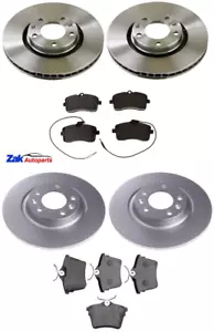 FOR PEUGEOT 407 1.6 1.8 2.0 2004-2011 FRONT & REAR BRAKE DISC DISCS & PADS SET - Picture 1 of 1