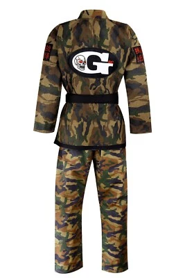 Brazilian Jiu-Jitsu Suit camouflage BJJ GI 450 GSM RIPSTOP 10 oz with bag cotton - Image 1 of 4