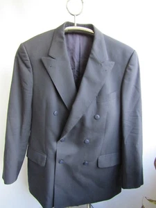 Burberrys Sakko, Vintage, Schwarz, Vintage, Wolle, Gr. 52 - Bild 1 von 7