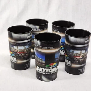 Vintage Daytona International Speedway Set 5 Becher Tassen je 22 Unzen - Bild 1 von 8