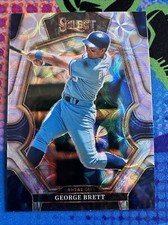 2023 Panini Select George Brett #156 Premier Level Scope Prizm Royals HOF SP