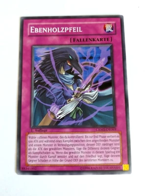 YUGIOH!-Karte Ebenholzpfeil / CRMS-DE069 / Common / NM / 1.Auflage - Bild 1 von 3