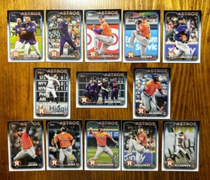 2024 Topps Series 1 - Houston Astros Full Complete Base Team Set - 13 Cards - Bild 1 von 2
