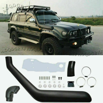 Black Intake Snorkel System Kit For Toyota Land Cruiser LC/FJ80 Series 1991-1997 Foto 1 de 4