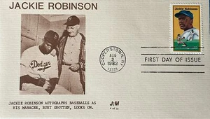 J:M 2016 Jackie Robinson Brooklyn Dodgers Jackie Robinson Baseball Burt Shotten - Picture 1 of 1