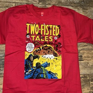 Two-Fisted Tales William Gaines Comic T-shirt Small 2011 New Dead Stock - Picture 1 of 9