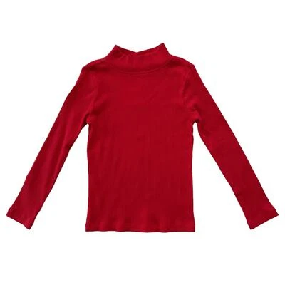 Hanna Andersson Ribbed Mock Neck Top - Image 1 of 4