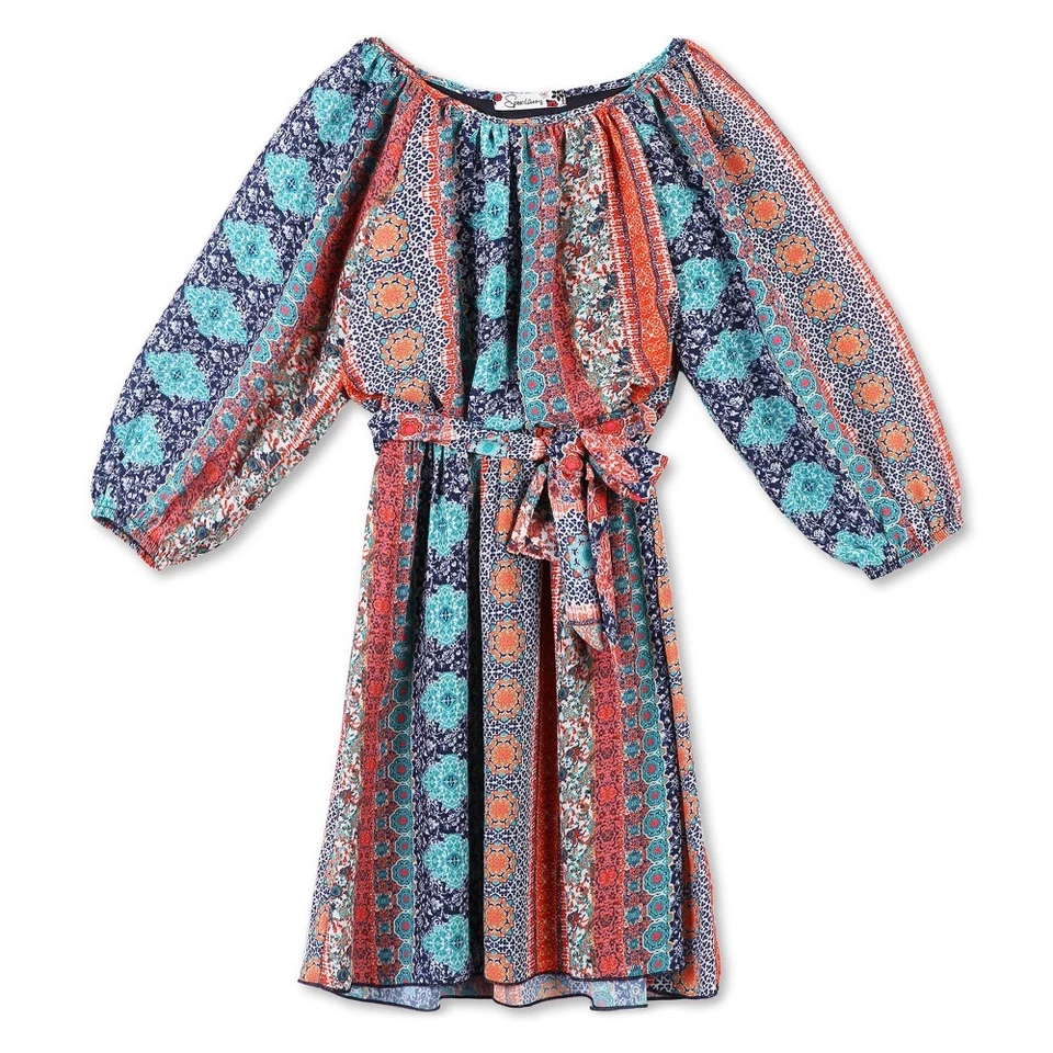 Девочек много любви на Speechless оранжевый мечта напечатано шифоновое линия платье, 10  - Изображение 1 из 1