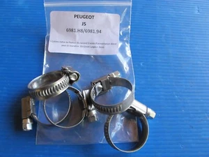 5 Fascette Metallo Da Fissaggio- Attacco 2 Vie Da Diesel per Peugeot J5 - Foto 1 di 1