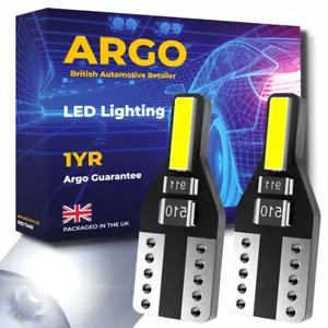 T10 501 Led Side Light Bulbs W5W SMD 6000k Bright White Canbus Error Free 12v - Picture 1 of 18