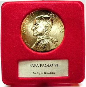 Papal States (Paolo VI) Medaglia Benedetta,Senesi Acqua - Picture 1 of 9