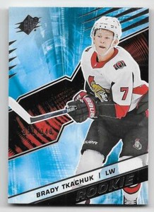 18/19 SPx BASE ROOKIES #RBT Brady Tkachuk #331/349