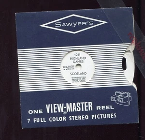Vintage View Master Slide Reel : Highland Games (1960's) - Picture 1 of 2