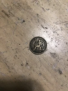 1923 Frankreich Münze One Franc Chambers De Commerce De France Industrie  - Bild 1 von 2