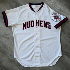 Team Issue Toledo Mud Hens Jersey 50 Wilson Triple-A Authentic Pro Cut Puckett