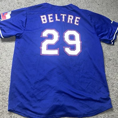 Camiseta deportiva promocional Adrian Beltre Texas Rangers SGA Smile Generation Match Up XL Foto 1 de 4