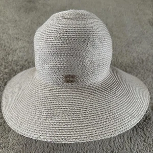 Eric Javits Hat Cap Womens One Size Beige Wide Brim Sun UPF 50+ Travel - Picture 1 of 12
