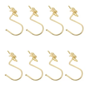  12 Stück Schleife Duschvorhang Dekor Haken: Zinklegierung Vorhang Aufhänger - Deko - Bild 1 von 17